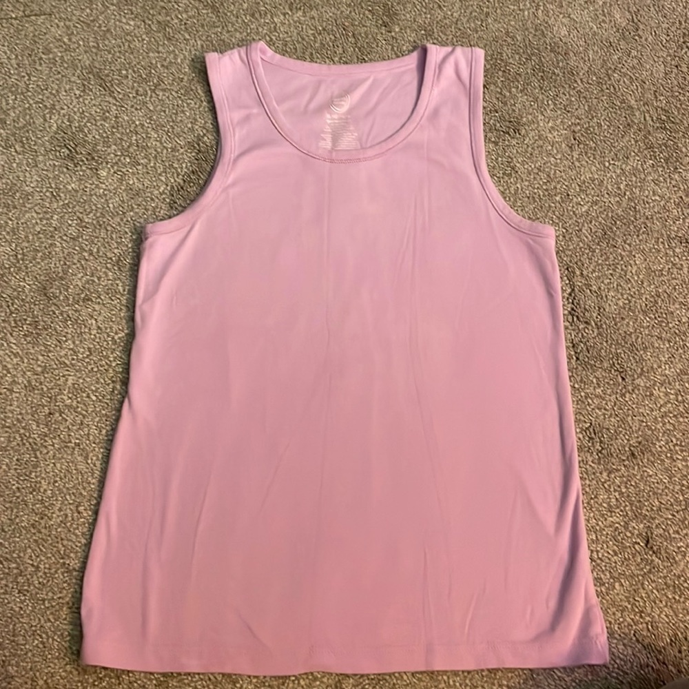 Lavender girls tanktop, size 14-16